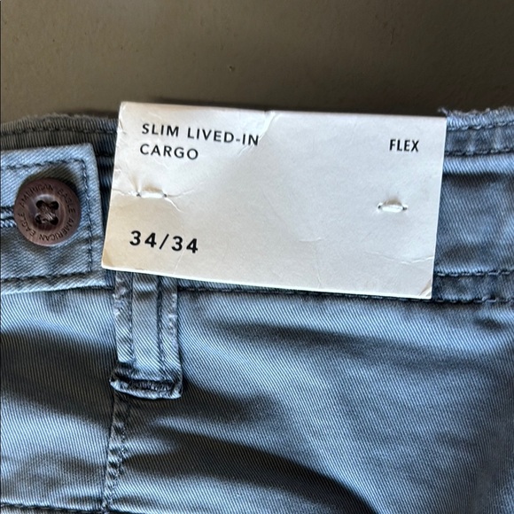 American Eagle Outfitters Men's Slate Cargo Pants - Picture 4 of 8